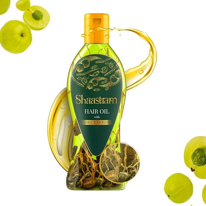 Shaastram Amla & Mulethi Herbal Hair Oil - 180 ml