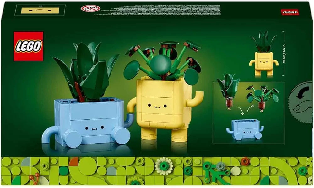 Lego Botanicals Happy Plants Shelf Decor 10349 Building Blocks Toys for 9+ Gift for Boys and Girls