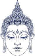 Rangoli White Glossy Vinyl Wall Sticker Premium Self-Adhesive Waterproof Parent-2 Design-1