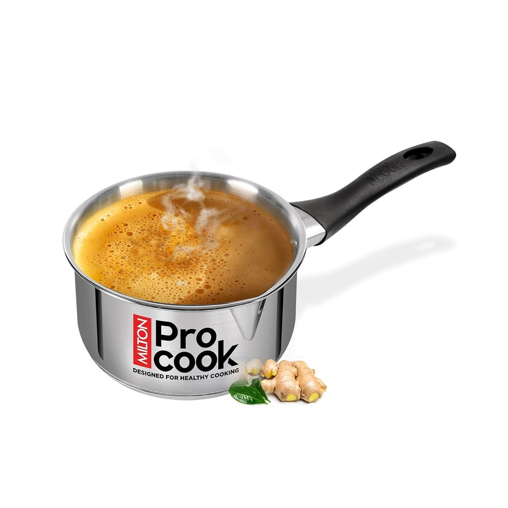 Milton ProCook Stainless Steel Sauce Pan with Bakelite Handle