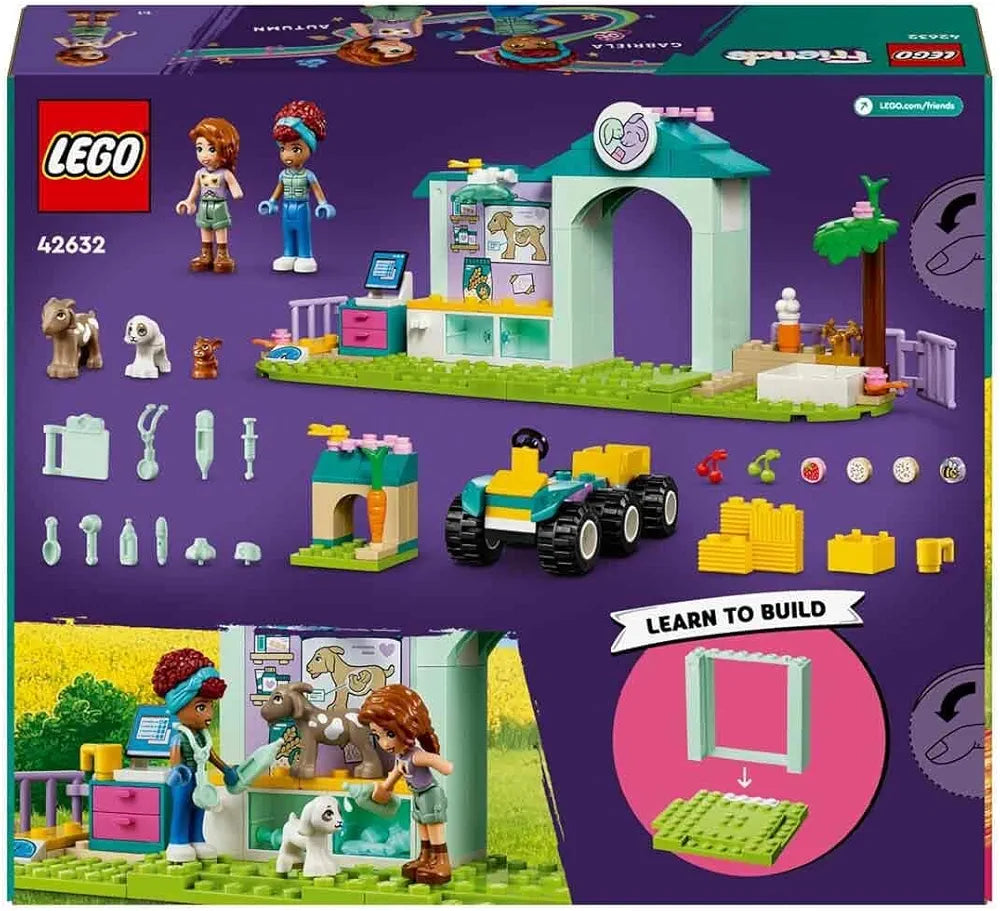 Lego Friends Farm Animal Vet Clinic Toy Veterinary Care Role Play 42632