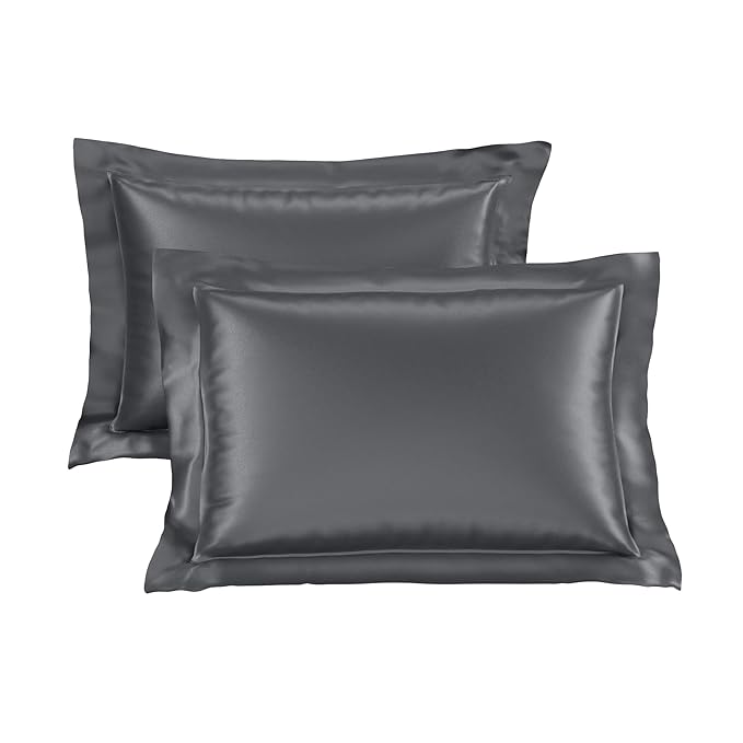 Stoa Paris Pillow Covers Set of 2 Pieces Satin Pillow Covers Colour Twilight Embrace