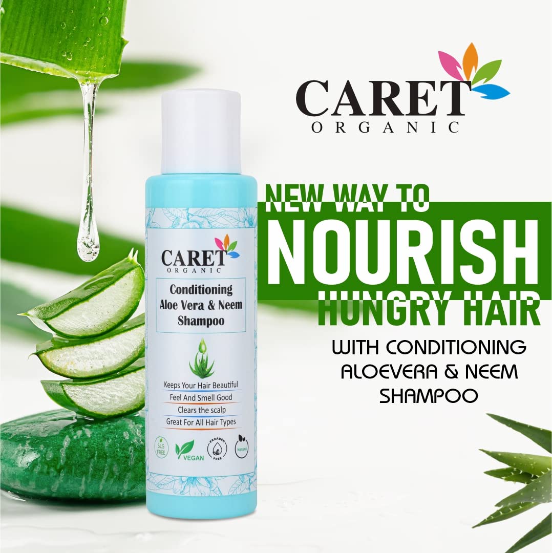 Caret Organic Conditioner With Aloevera & Neem - 100 ml
