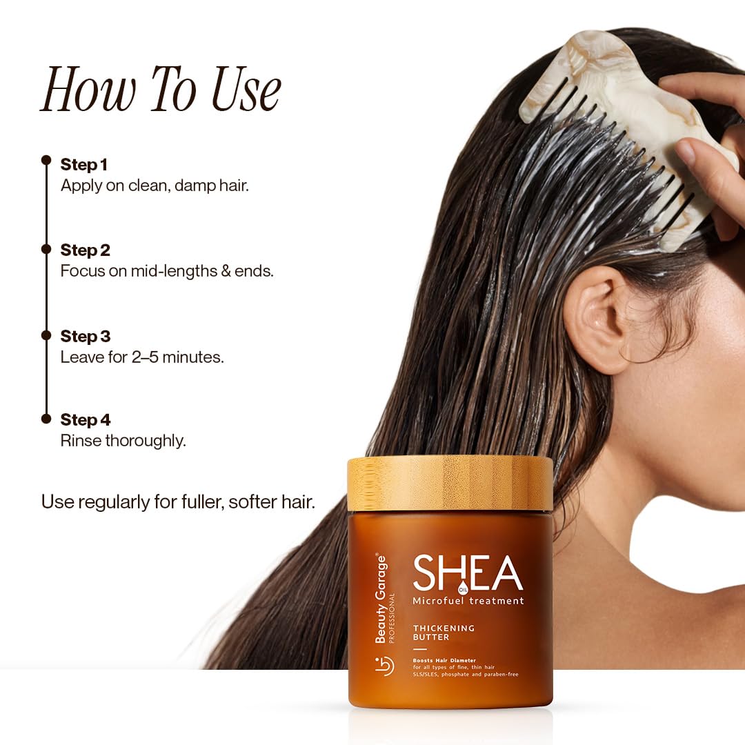 Beauty Garage Shea Microfuel Thickening Butter Hair Mask 250ml