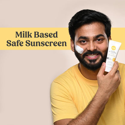 Vilvah Melt-In-Milk Sunscreen For All Skins Spf 50 Pa+++  - 50 ml