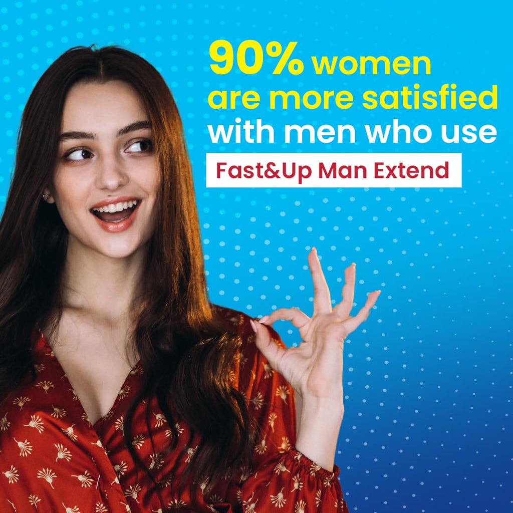 Fast&Up Man Extend | TestofenÂ® Fenugreek Extract |Nitric Oxide Booster + Energizing Blend | Shatavari | Brahmi| Helps Improve Vitality & Stamina | Pack of 20 Effervescent (Cola Flavour)