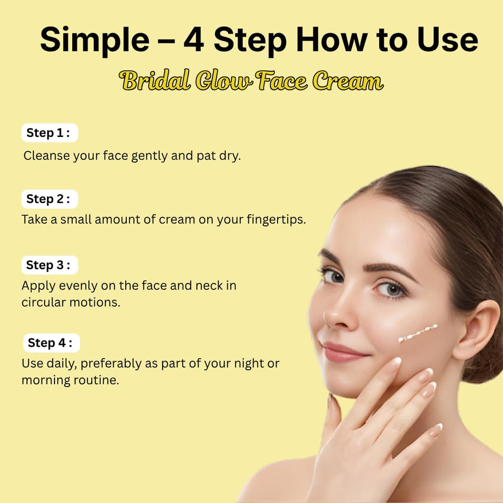 Smartdrops Bridal Glow Blend Night Cream | Bridal Night Cream | Triple Whitening Night Cream | Night cream original | Skin Whitening creaM | Day and Night Beauty cream | Suitable For All Skin Types | 50 ml