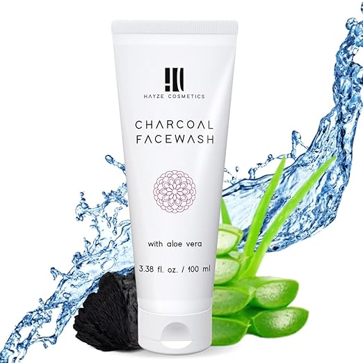 Hayze Cosmetics Activated Charcoal Detoxifying Face Wash - 100 ml
