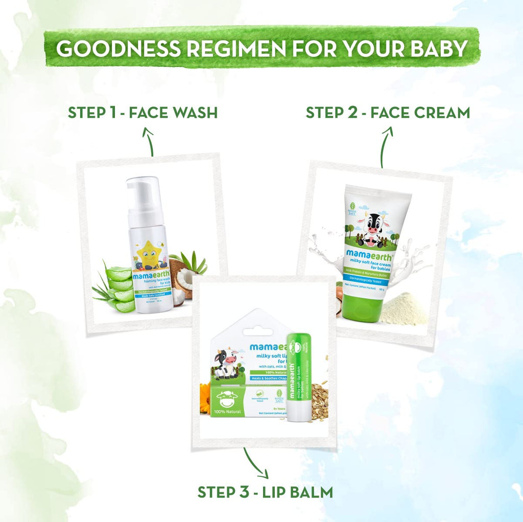 Mamaearth Foaming Face Wash For Kids With Aloe Vera & Coconut For Gentle Cleansing- 150 ml | Deeply Cleanses | Soothes Skin | Tear-Free Formula