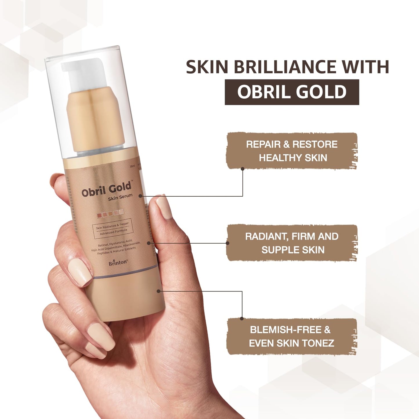 Brinton Obril Gold Skin Serum - 30 ml