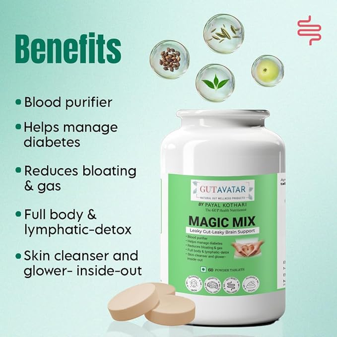 Gutavatar Magic Mix Probiotics for Gut Health - 60 tabs