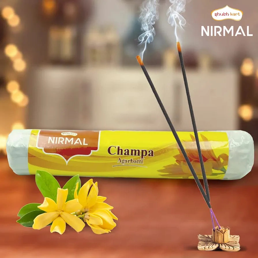 Shubhkart Nirmal Champa Agarbatti Muttha Pack 250g Long Lasting Incense Sticks