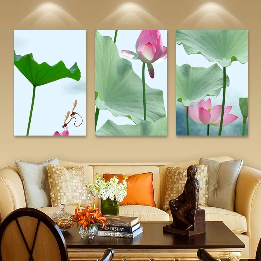 Rangoli MDF 3 Pcs Wall Poster 12x18 Inch Decorative Wall Art P-4 Design-5