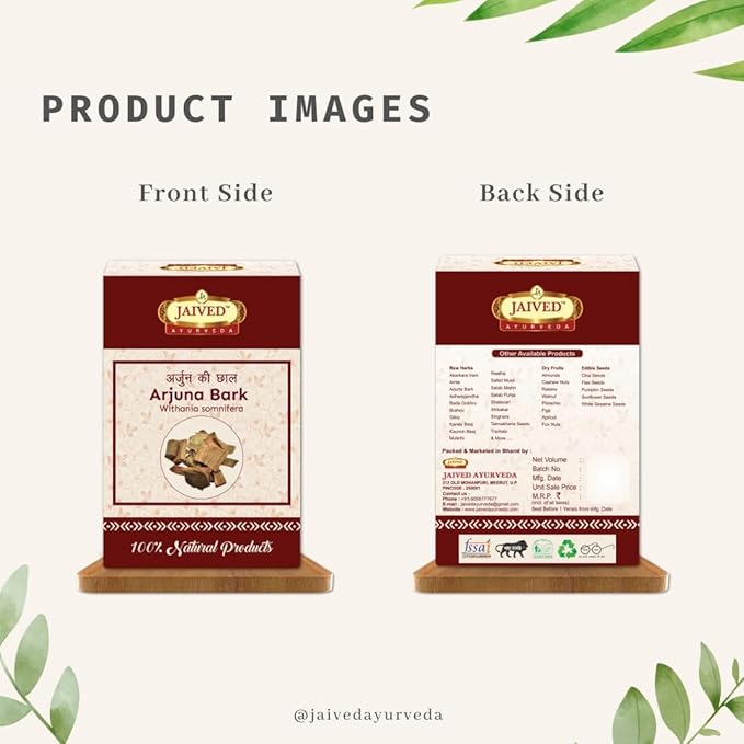 Jaived Ayurveda Arjun Bark - 100 Grams