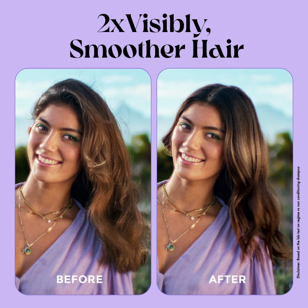 Love Beauty & Planet Argan Oil and Lavender Natural Shampoo for Dry & Frizzy hair|No Sulfates,No Paraben|400ml