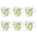 Larah by Borosil Novelty Series Noma Opalware Mug | Set of 6 Tea/coffee Mugs | 110 Ml Each