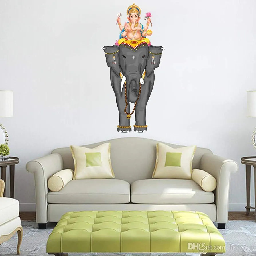 Rangoli White Glossy Vinyl Wall Sticker Premium Self-Adhesive Waterproof Parent-7 Design-21