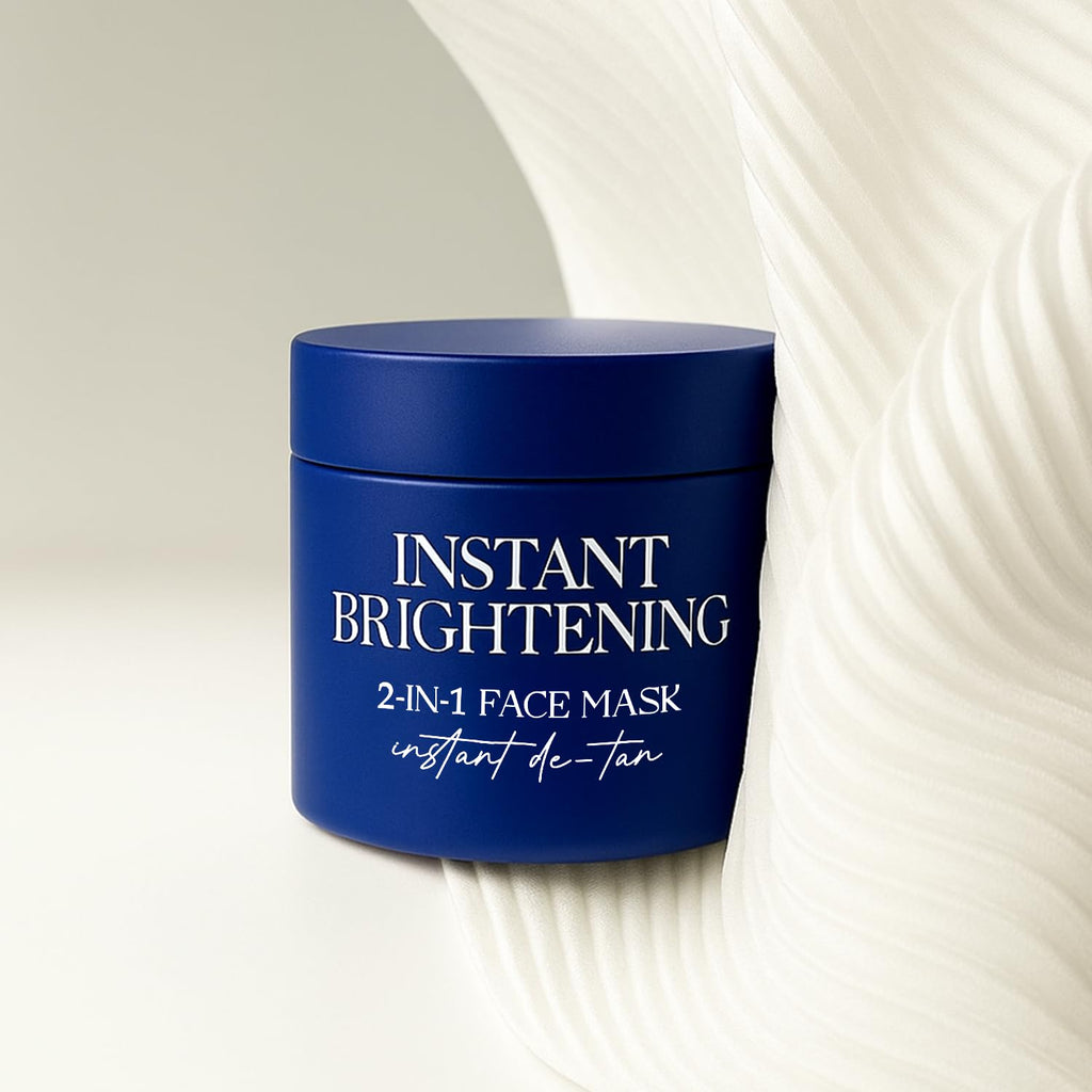 BELLAVITA Instant Brightening 2-in-1 Face Mask | Instant Tan Removal | Instant Skin Brightening | No Bleach Formula | Face Mask for Summer | Dark Spot Reduction | For Men | 45 g