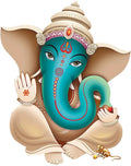 Rangoli Large Wall Sticker Multicolor Vinyl 50 or 70 cm Pack of 1