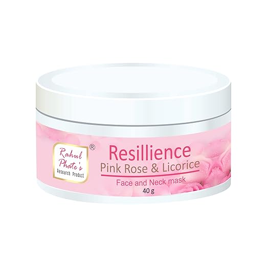 Rahul Phate's Resillience Pink Rose & Licorice Face and Neck mask - 40 gms