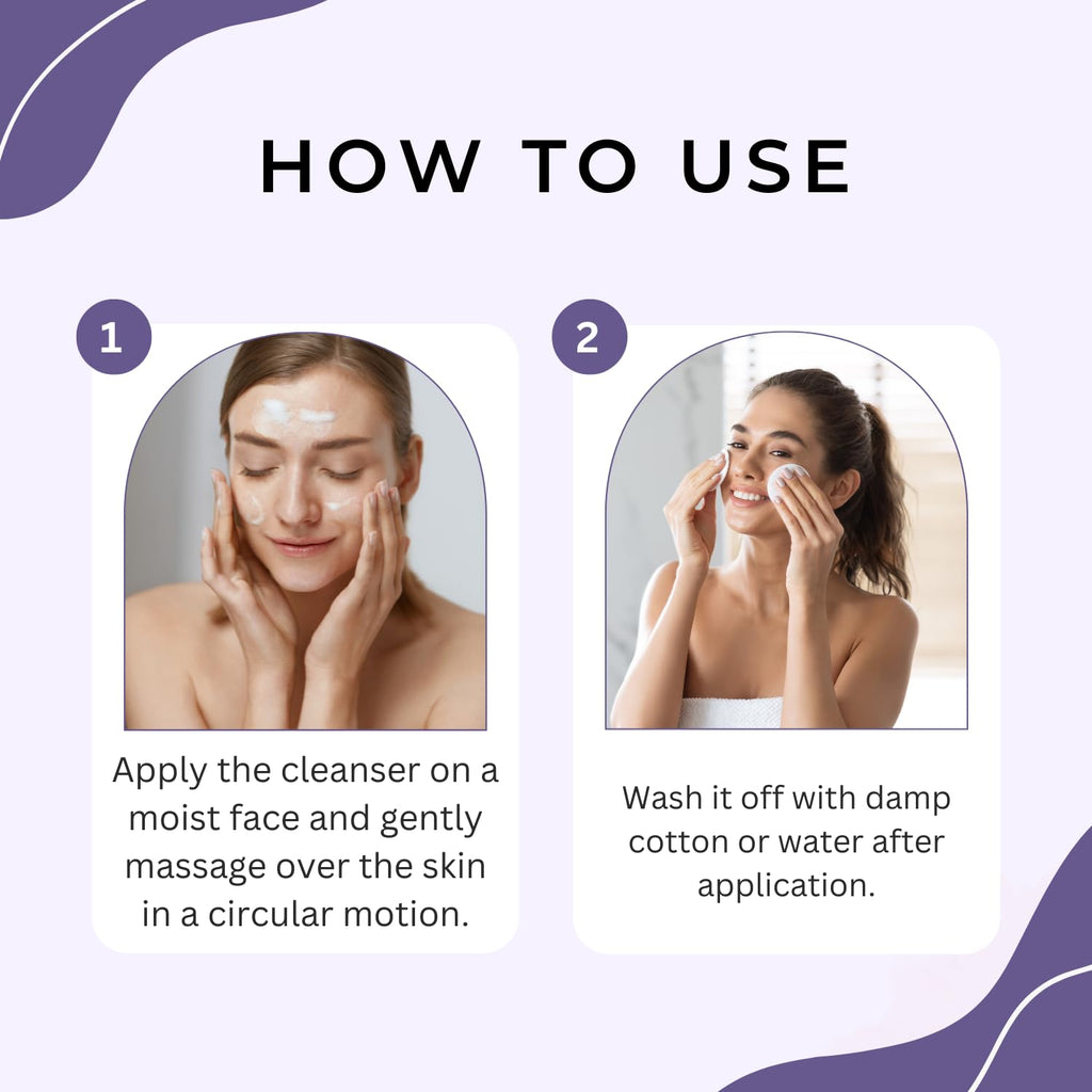 Aroma Treasrues Skin Pure Cleanser (100ml) – Deep Clean Makeup Remover for Pollution Defense | Lavender + Turmeric Enriched | Smooth, Fresh & Clean Skin | Paraben-Free Gentle Daily Cleanser
