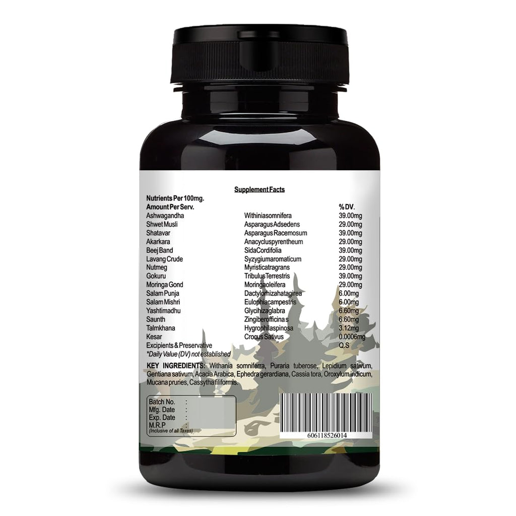 Vokin Biotech Original Height Veda Supreme Formula 30 Capsules (Pack of 1)
