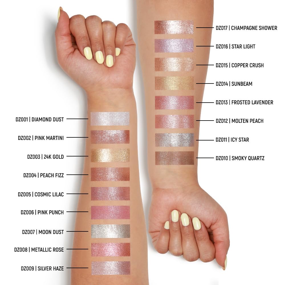 Daily Life Forever52 Dazzle Dot Pressed Glitter | Long-Lasting 12-Hour Wear | Ultra-Glam, High-Shine, Water-Resistant | Subtle to Bold Sparkle for Eyes & Face (Sunbeam-14, 1.68g)