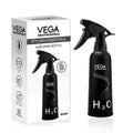 VEGA PROFESSIONAL Plastic Hair Spray Bottle For Hairstyling, Cleaning, Salons, Empty Spray Bottle, Black, 350 Ml, (VPHSB-04)