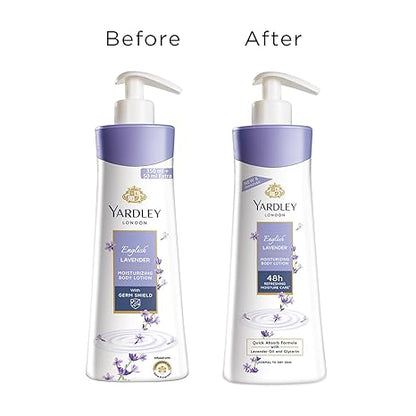 Yardley London English Lavender Moisturizing Body Lotion - 350 ml (Pack of 2)