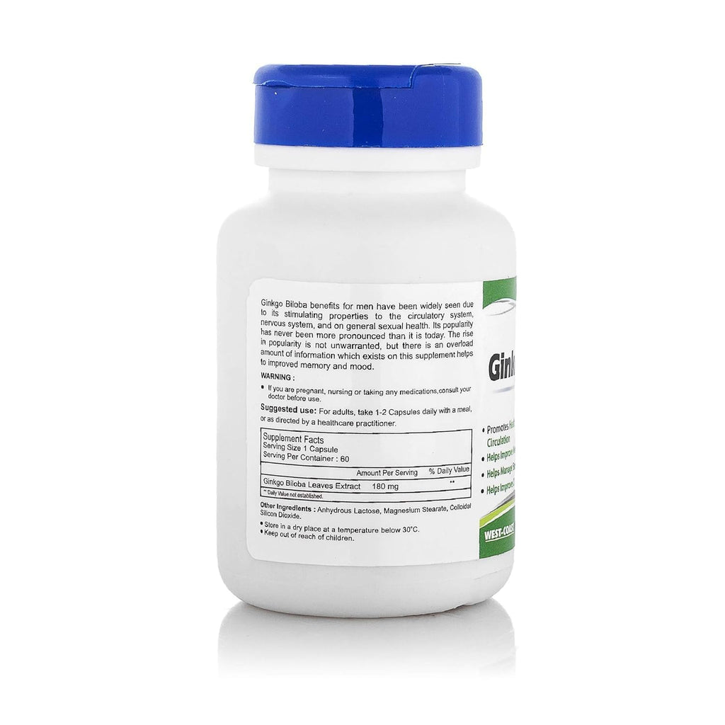 Healthvit Ginkgo Biloba 180 mg - 60 Capsules