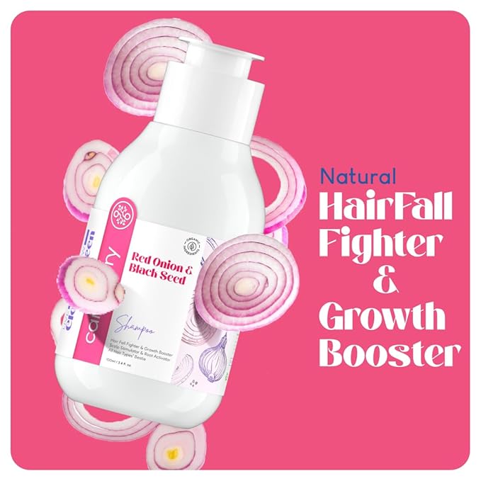 Careberry Red Onion & Black Seed AntiHair Fall Shampoo - 100 ml