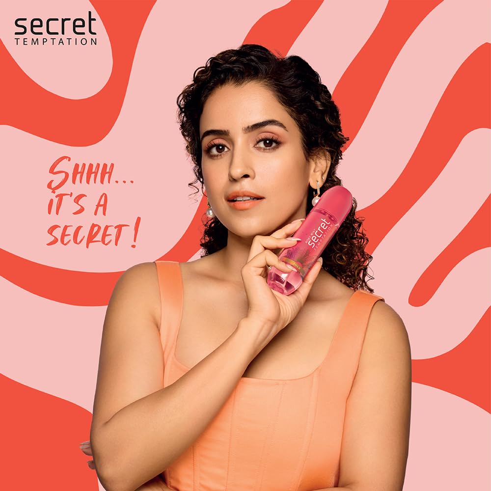 Secret Temptation Bold Body Mist Perfume for Women, 120ml|Long-Lasting Fragrance|Dermatologically Tested & Safe on SkinlFruity Body Mist Deo for Women