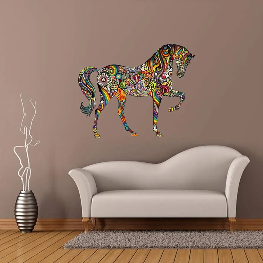 Rangoli White Glossy Vinyl Wall Sticker Premium Self-Adhesive Waterproof Parent-13 Design-21