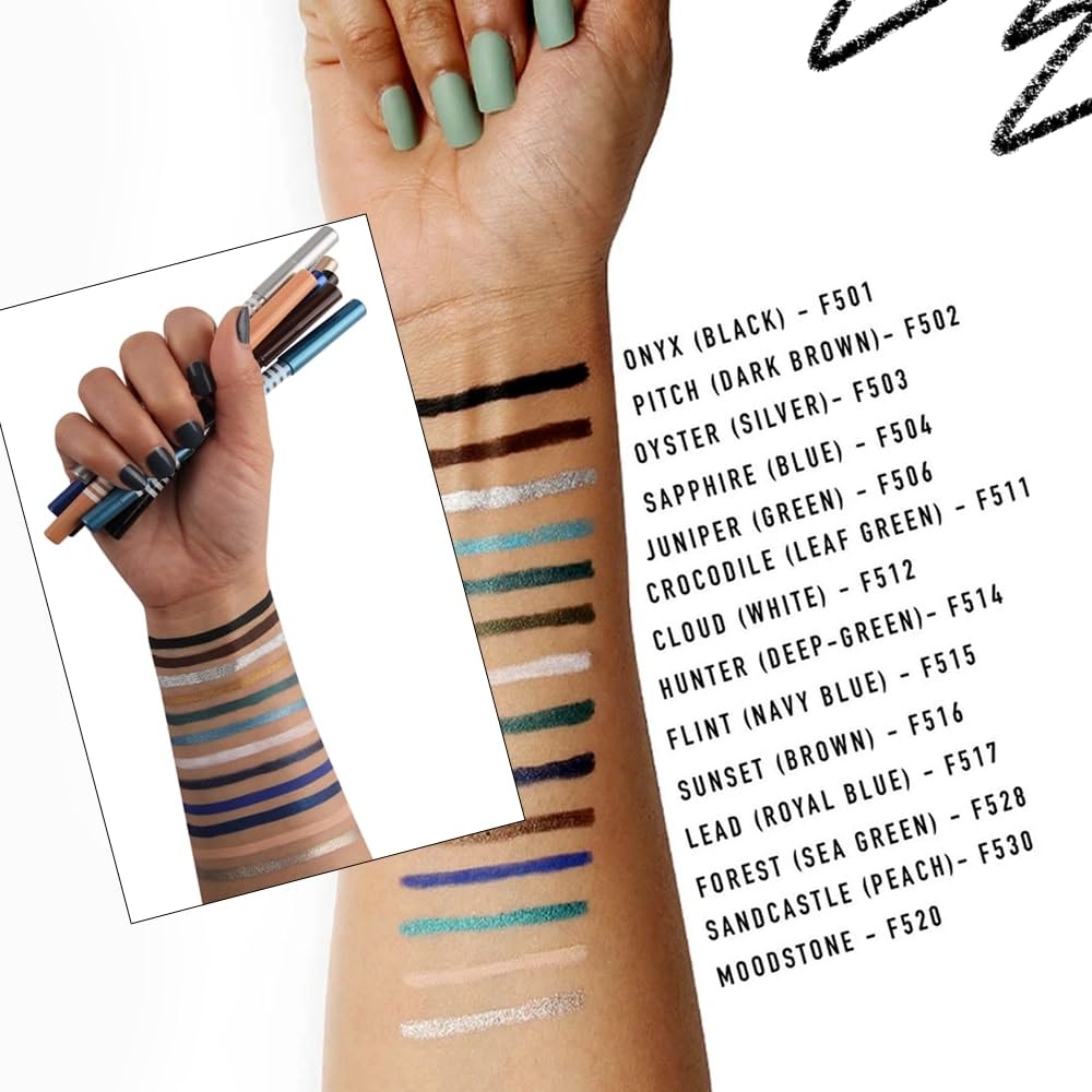Daily Life Forever52 Waterproof Eye Pencil | Long-Lasting, Smudge-Proof & Smooth Glide Eyeliner | Bold Color Payoff
