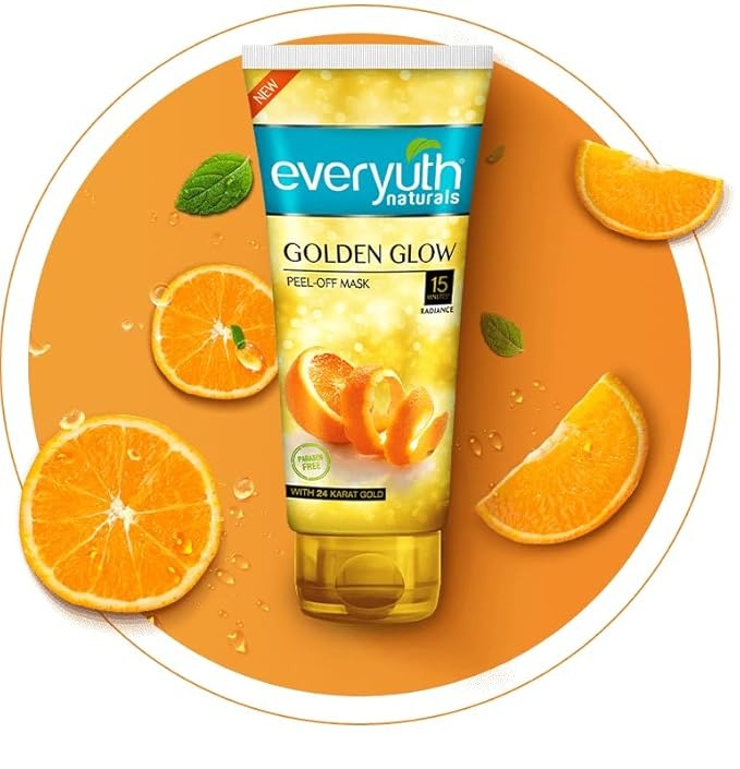 Everyuth Golden Glow Peel-Off Mask - 25 gms