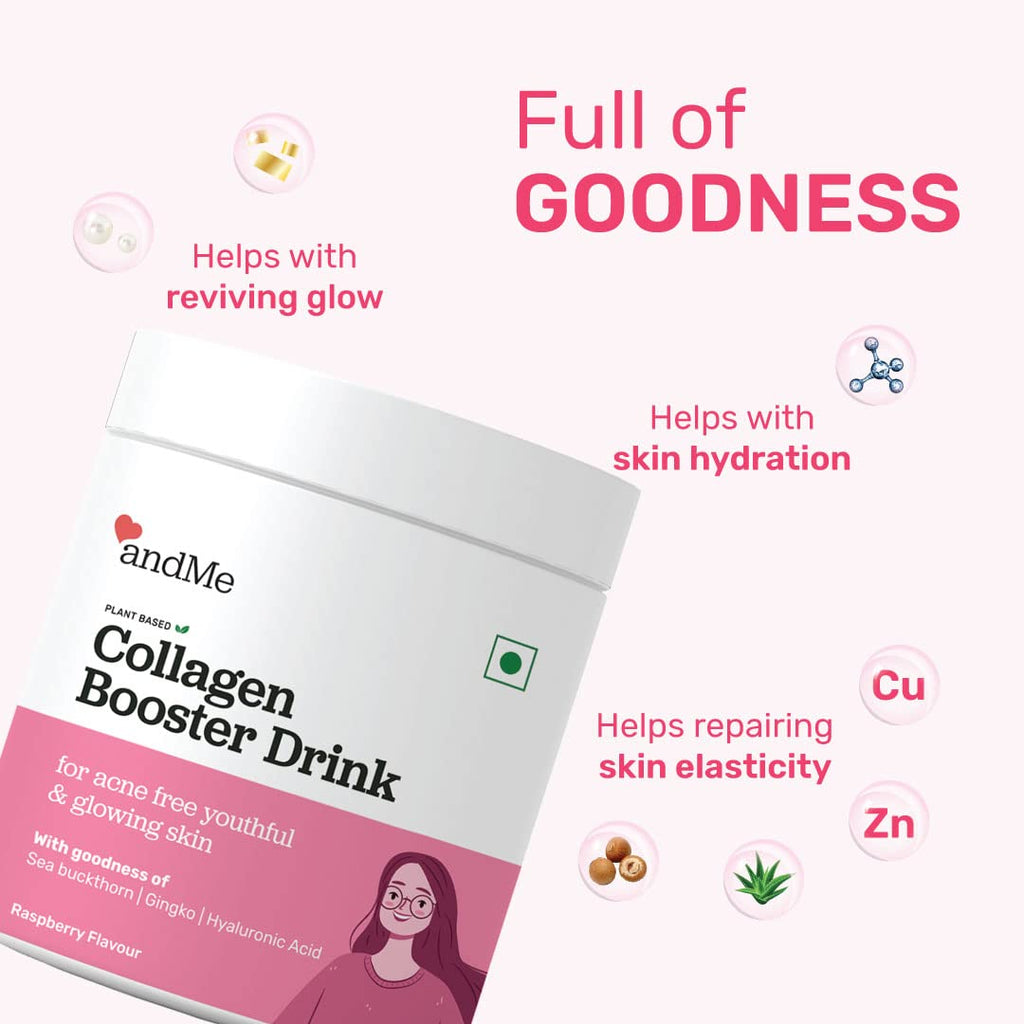 &Me Collagen Booster Plant Based Collangen Booster Drink - 250 gms