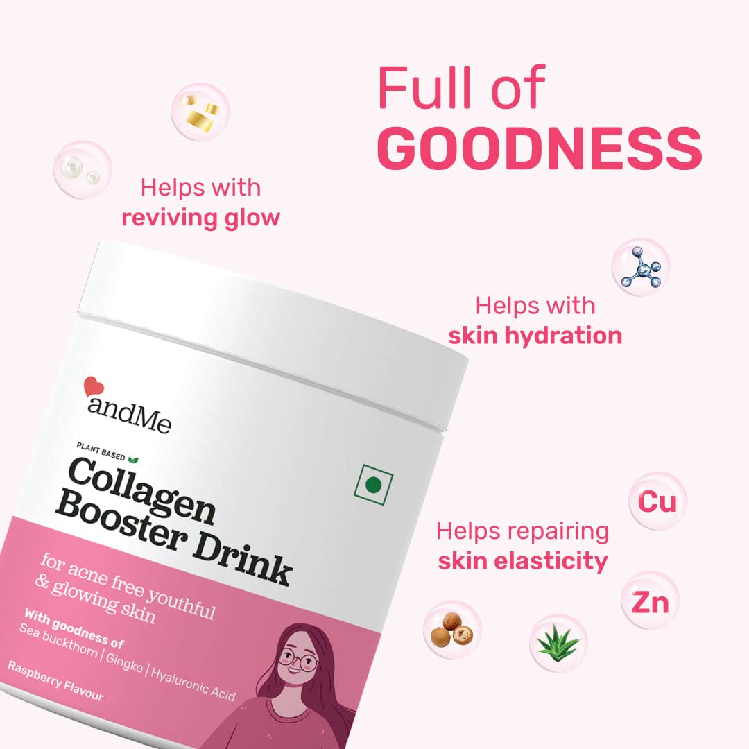 &Me Collagen Booster Plant Based Collangen Booster Drink - 250 gms