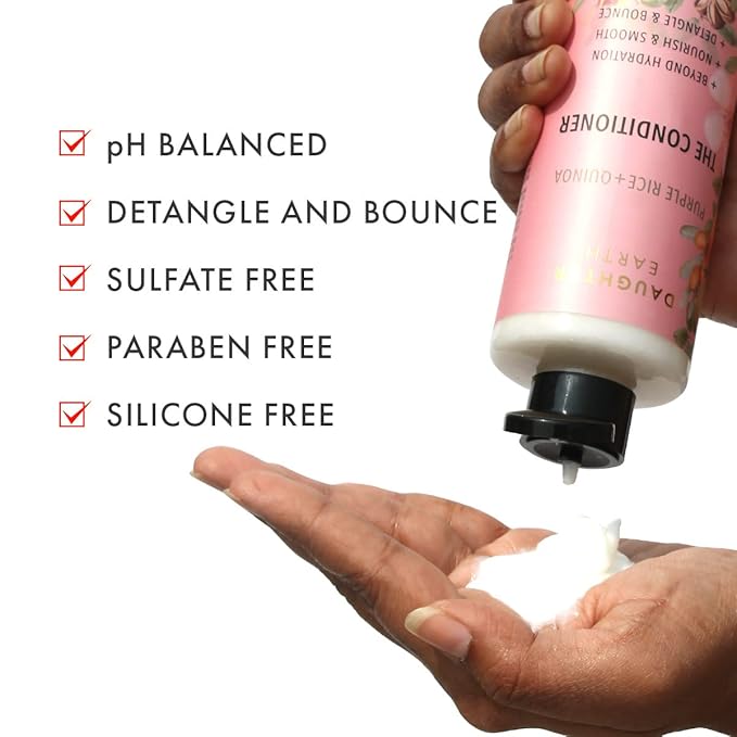 Daughter Earth the Conditioner With Purple Rice & Quinoa for Dry Color Treated Hair - 250 Ml