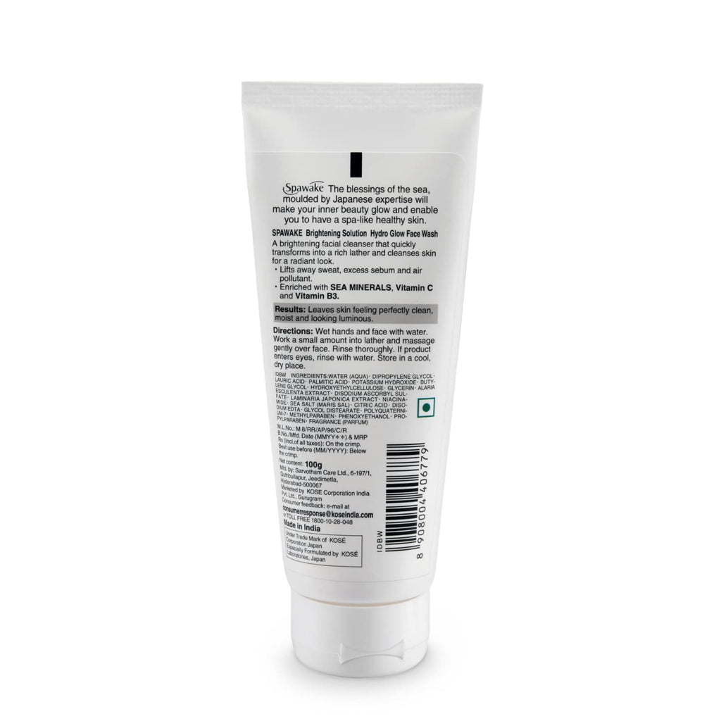 Spawake Vitamin C Brightening Solution Hydro Glow Face wash - 100 gms