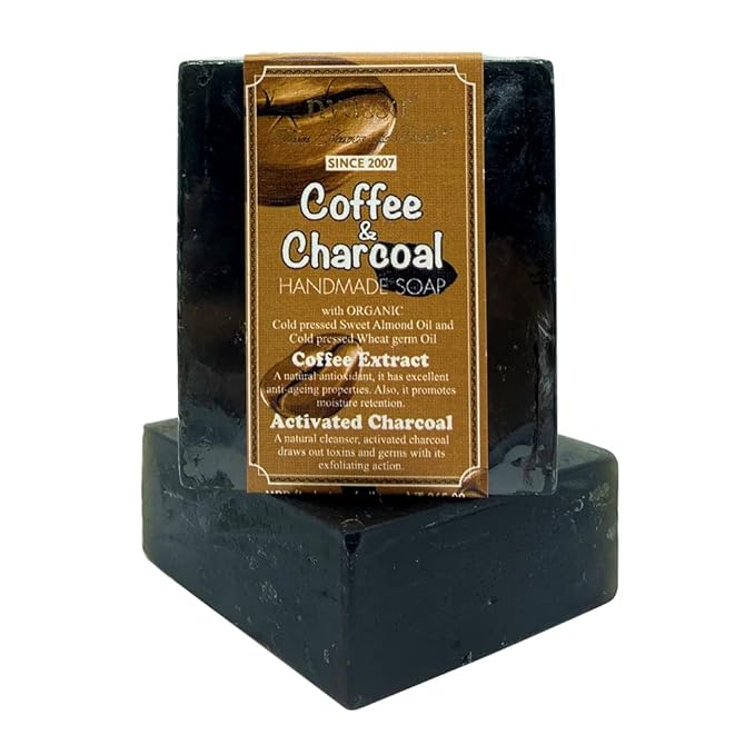Nyassa Coffee and Charcoal Handmade Soap - 150 Gms