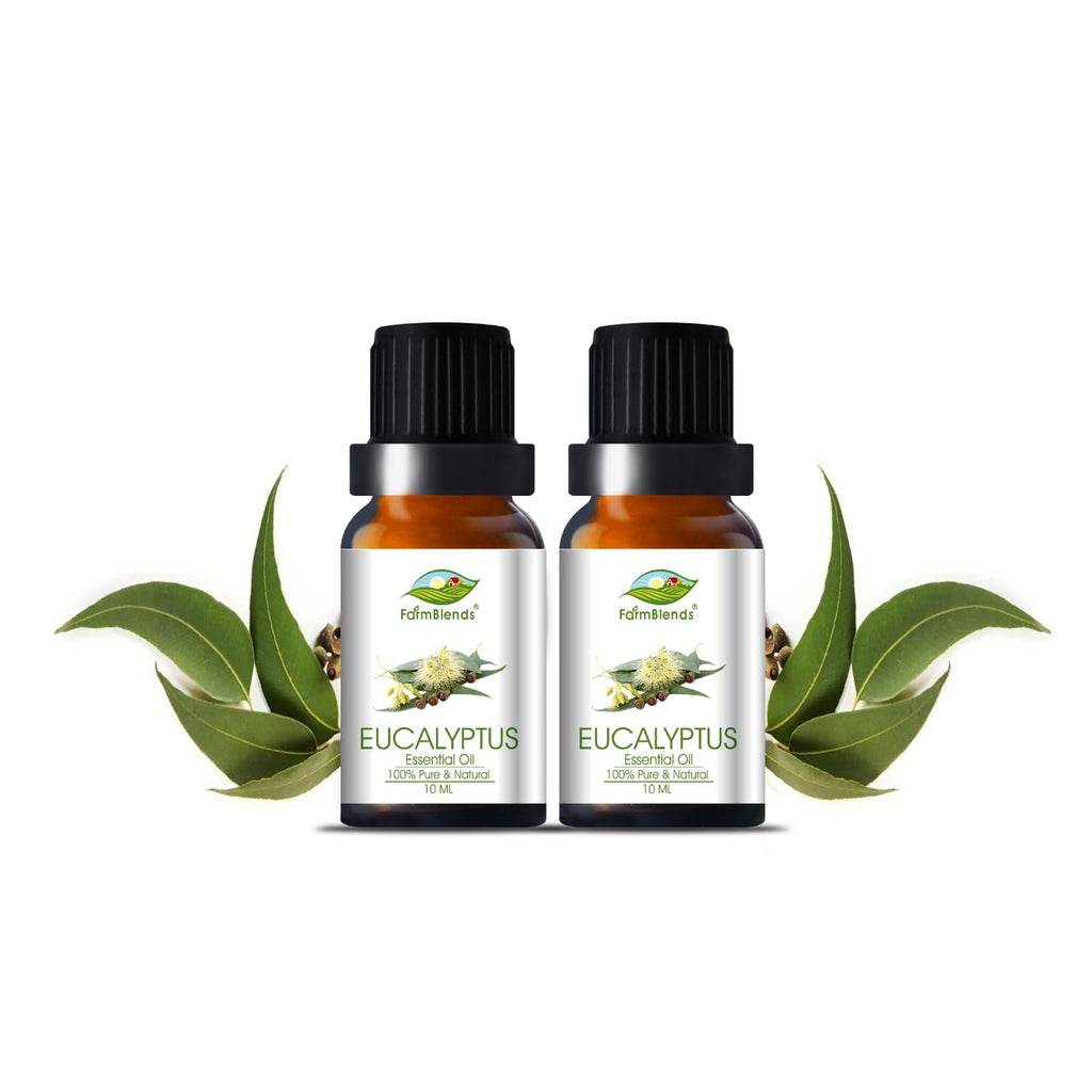 Farm Blends Eucalyptus Essential Oil - 10 ml Each (Pack of 2)