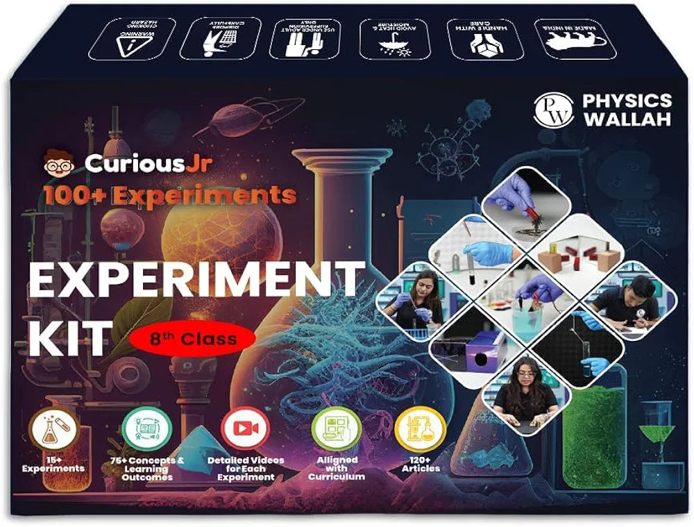 PW Experiment Kit for Class 8th Science Kit Aligned with NCERT Science Project Kit for 10+ Year Old