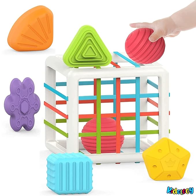 Kidology Baby Shape Sorting Toy with Colorful Toys