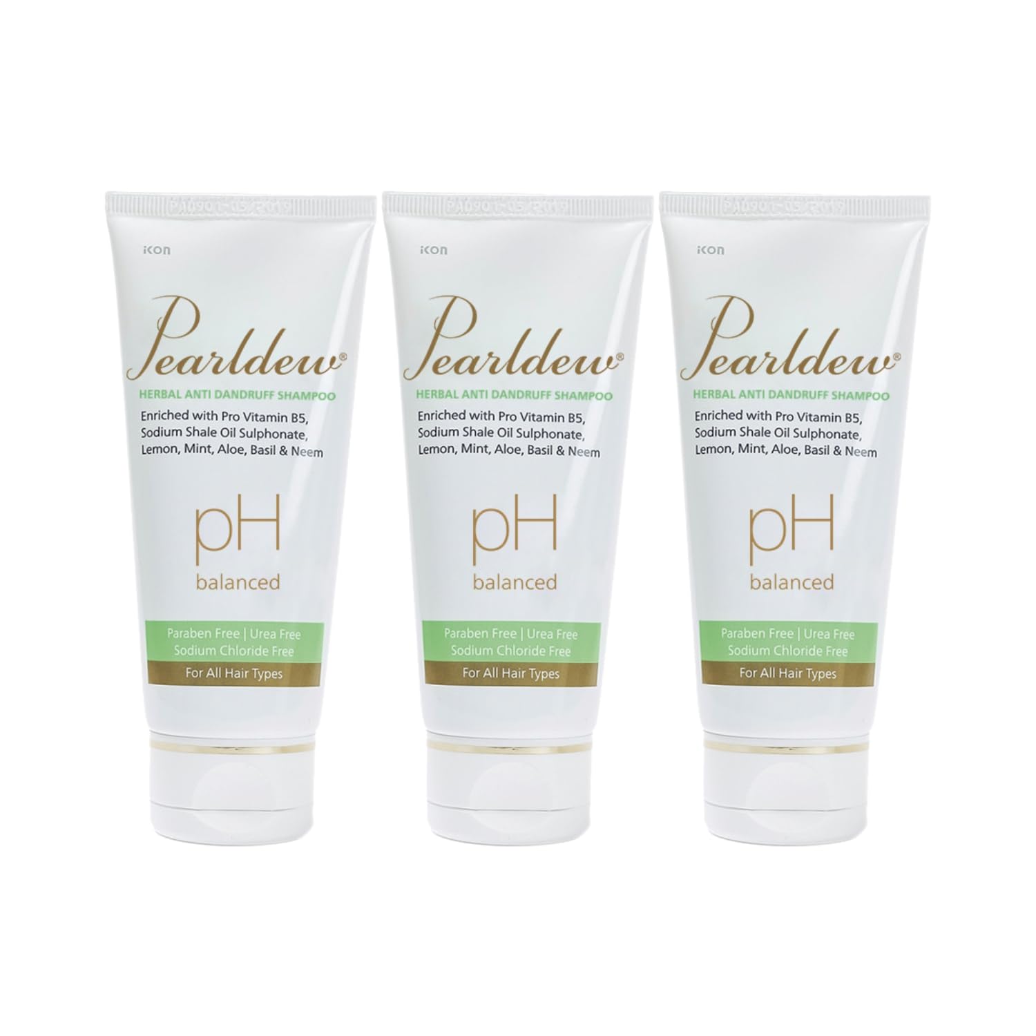 Pearldew Herbal Anti Dandruff Shampoo | Controls Dandruff - 100 Ml | Pack of 3