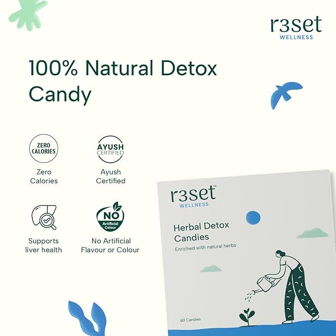 R3set Herbal Detox - 60 candies