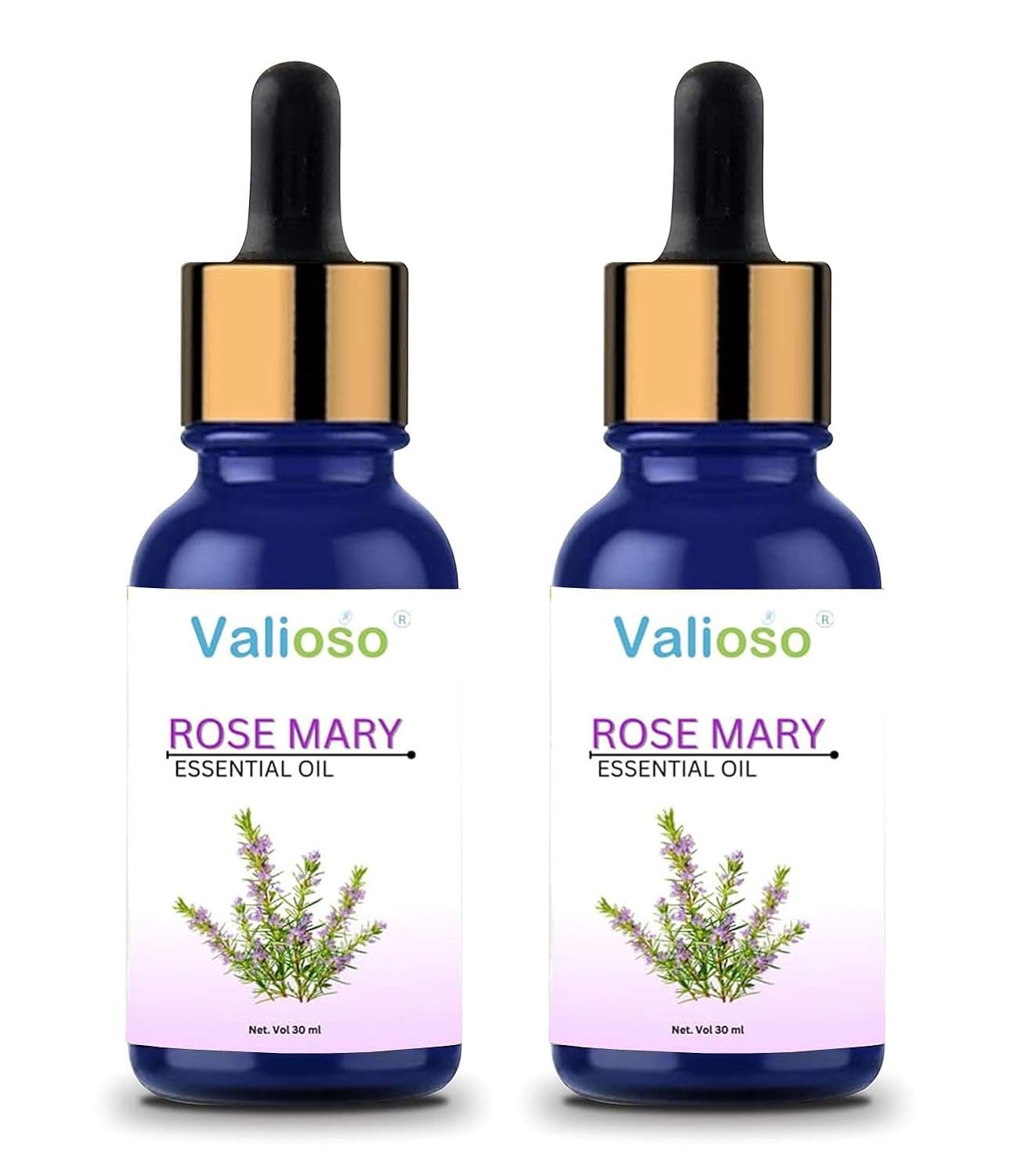 Valioso Rosemary For Hair Growth Essential Oil - 30 ml (Pack of 2)