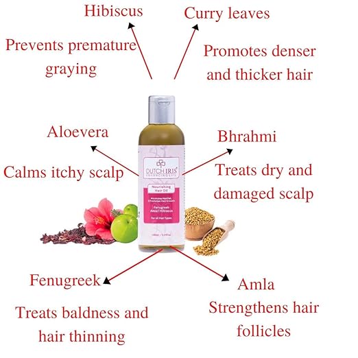 Dutch Iris Nourishing Hair Oil - 100 Ml