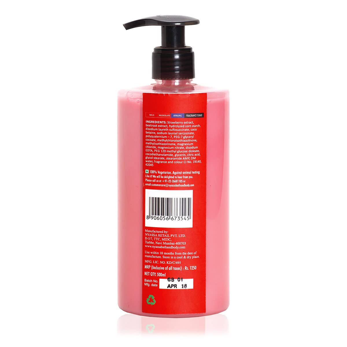 Nyassa Berry Berry Shower Gel - 500 Ml