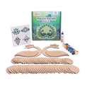 Hobby India Peacock Feather Rangoli Kit for Kids & Adults | Diy Art & Craft Kit for Home Decor | Festive Decorations