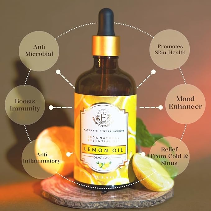 Enhanced Essentials Luxurious Lemon Essential Oil - 100 ml